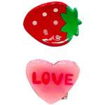 Заколка для волосся invisibobble CLIPSTAR GLOW KIDS Frutti Strawberry