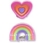 Заколка для волосся invisibobble CLIPSTAR GLOW KIDS Happy Heart