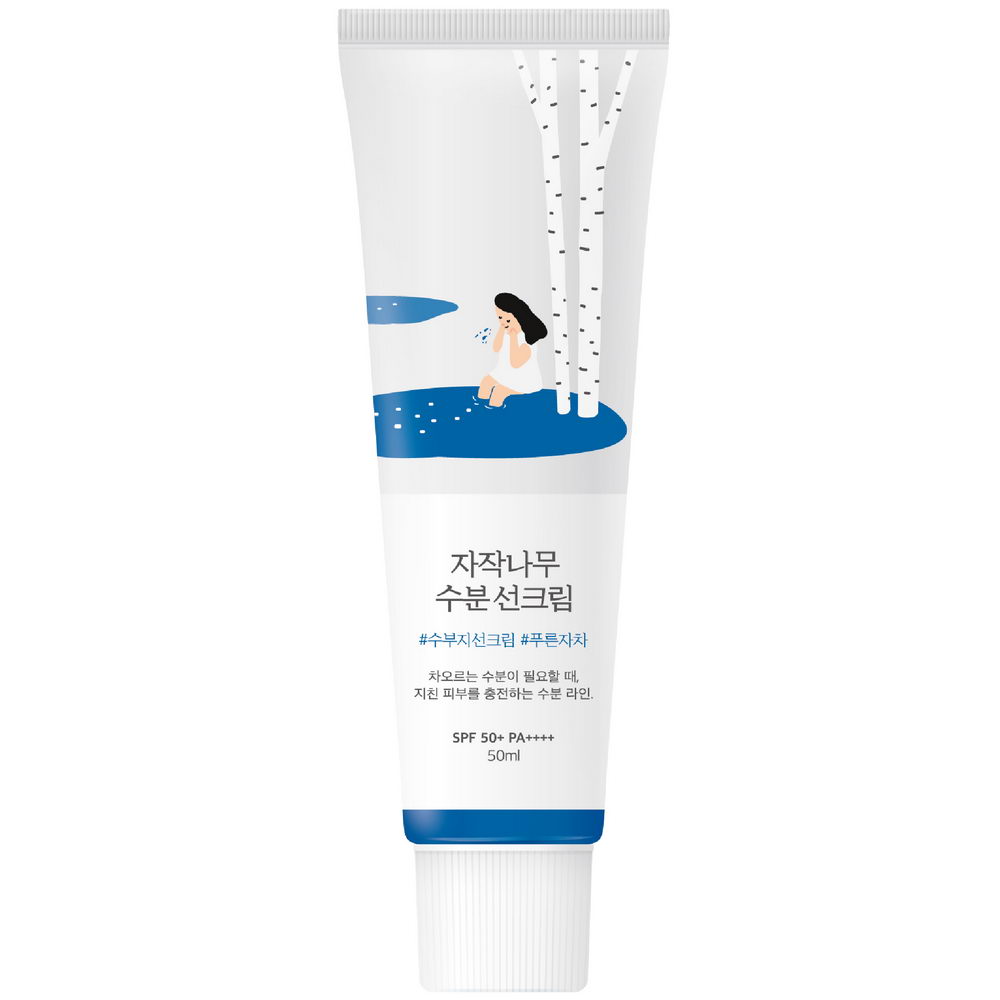 Сонцезахисний крем SPF50 PA++++ ROUND LAB Birch Juice Moisturizing Sunscreen 50 ml