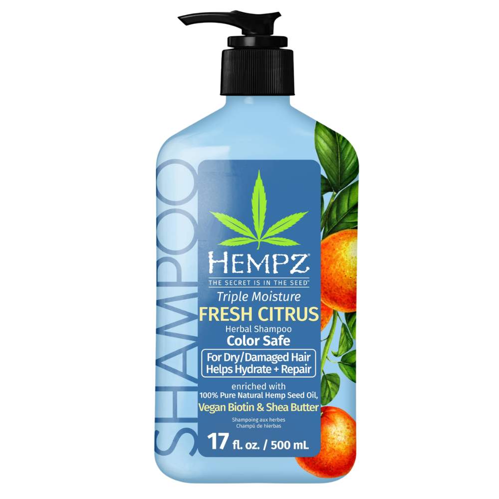 Шампунь "Потрійне зволоження" для сухого волосся Hempz Triple moisture Replenishing Shampoo 500 ml