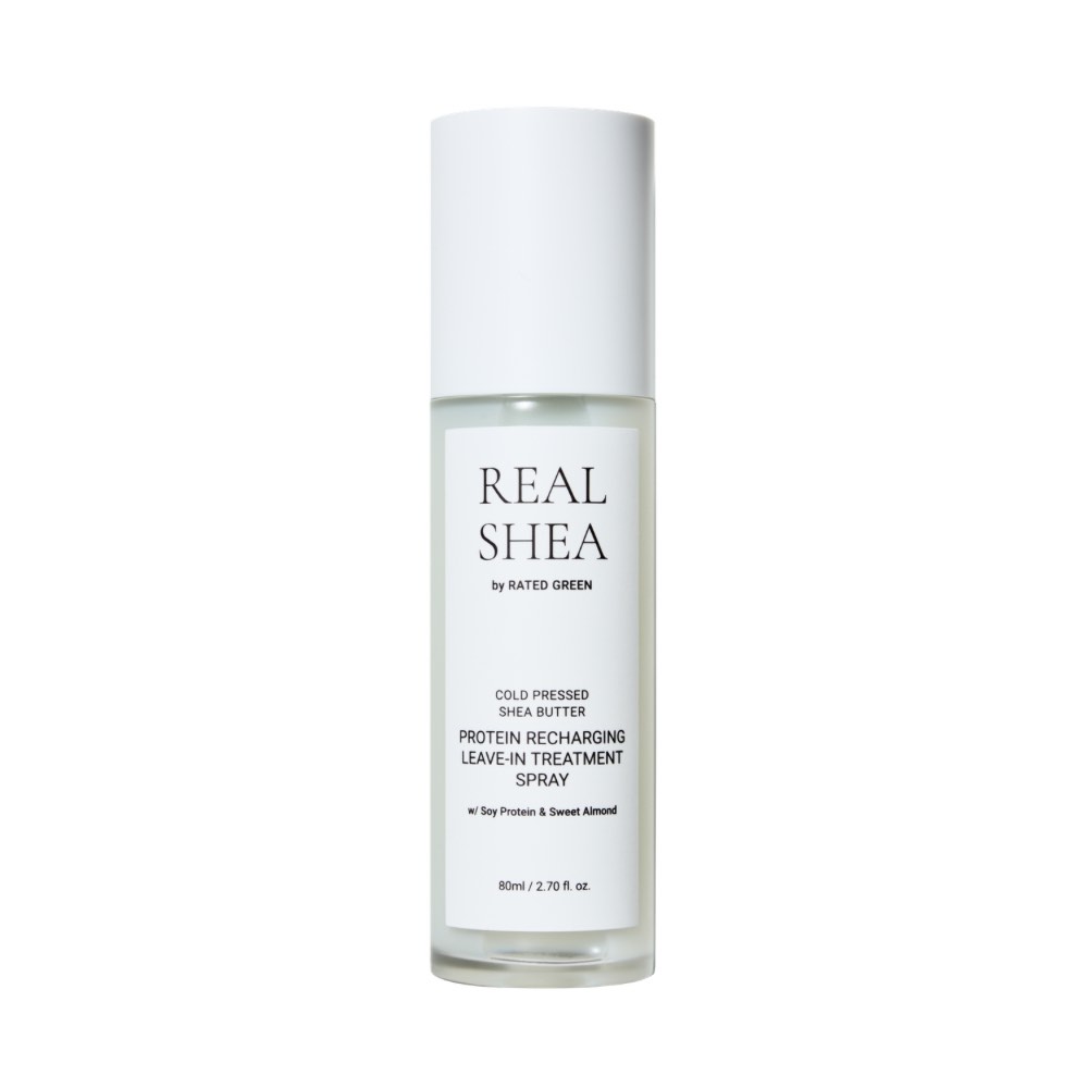 Термозахисний спрей для волосся з протеїнами RATED GREEN REAL SHEA
PROTEIN RECHARGING LEAVE-IN TREATMENT SPRAY 80 ml