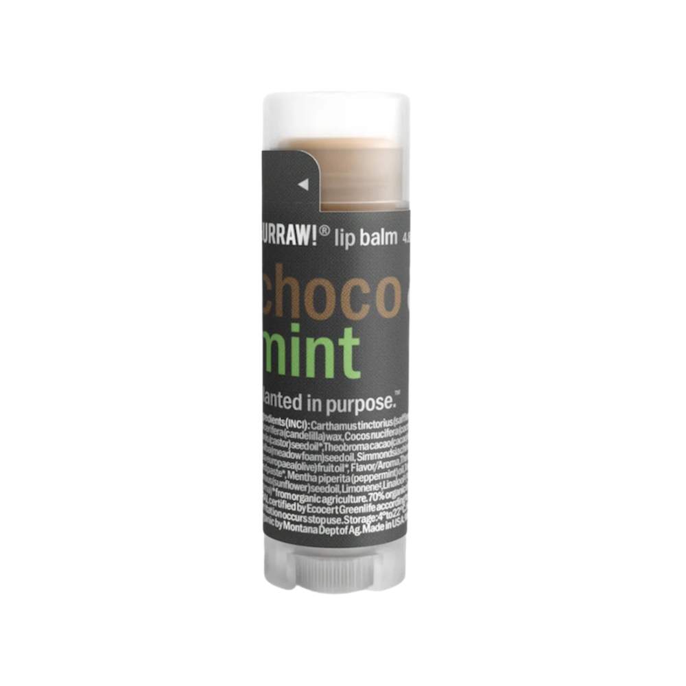 Бальзам для губ Hurraw! Choco & Mint Lip Balm (4,8 г)