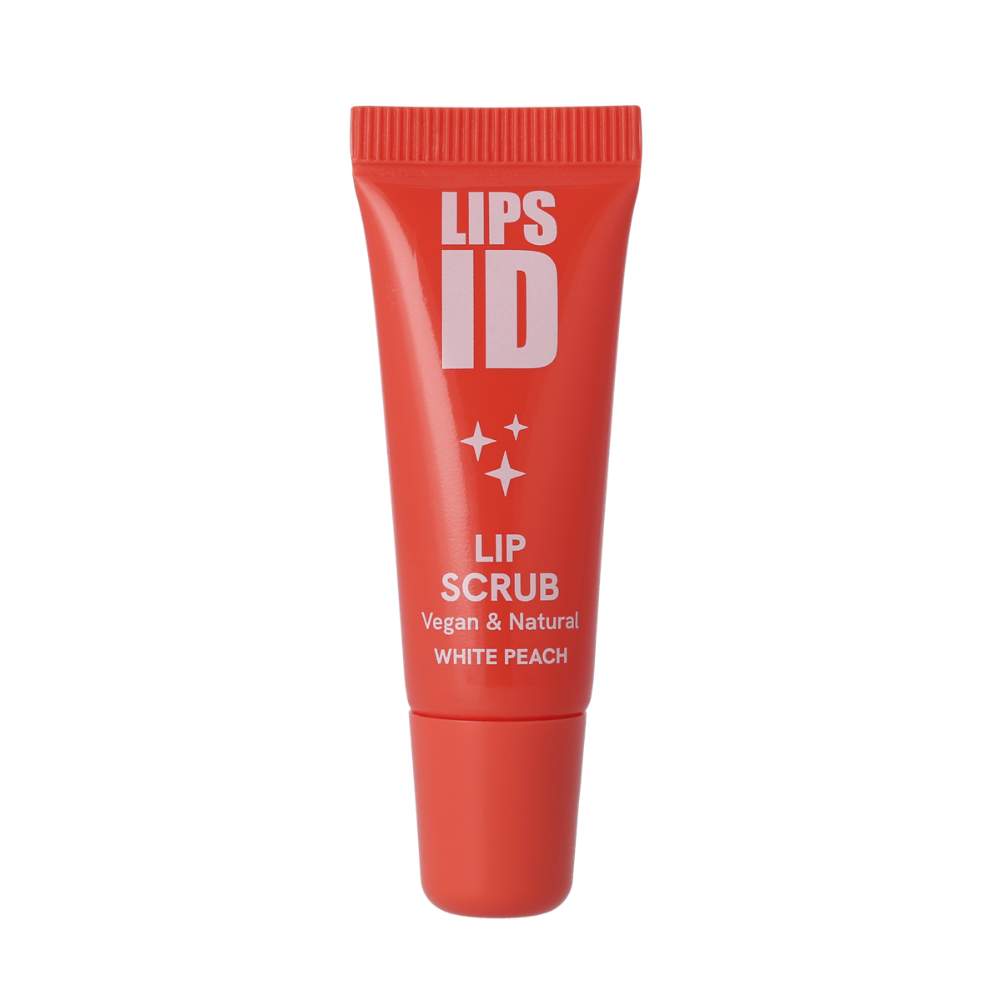 Скраб-бальзам для губ цукровий LIPS ID Білий Персик 10 ml