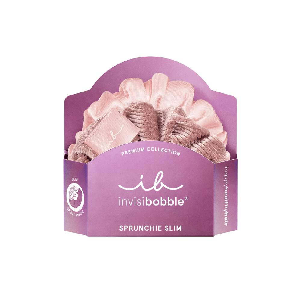 Резинка-браслет для волосся invisibobble SPRUNCHIE SLIM PREMIUM La Vie En Rose