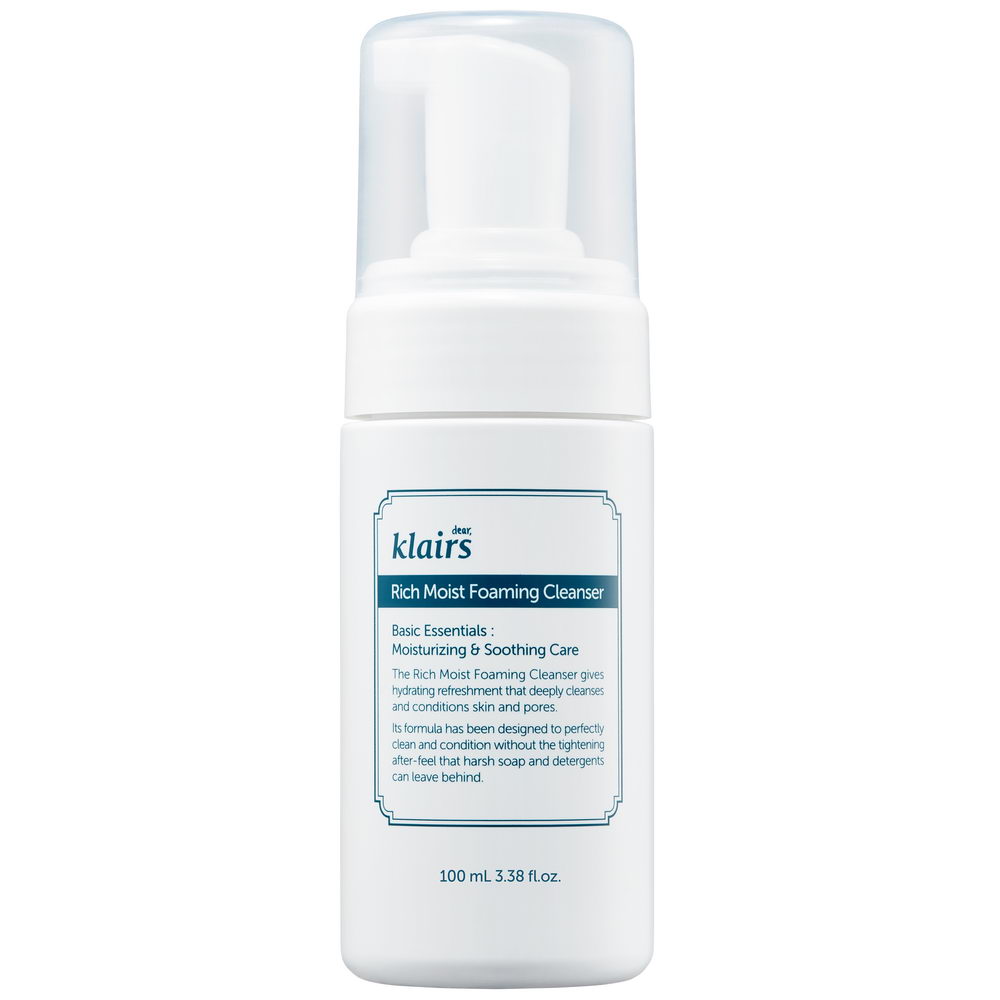 Пінка для вмивання Dear, Klairs Rich Moist Foaming Cleanser 100 мл